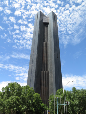Striking modern tower, Pretoria, South Africa 2013